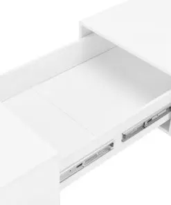vidaXL Coffee Table High Gloss White 120x60x35 cm