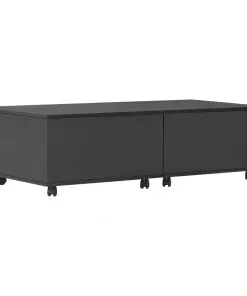 vidaXL Coffee Table High Gloss Black 120x60x35 cm