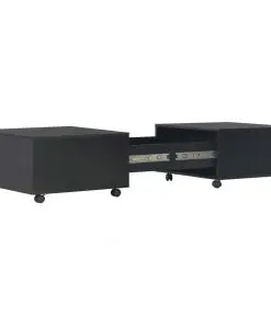 vidaXL Coffee Table High Gloss Black 120x60x35 cm
