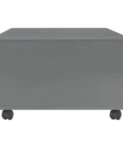 vidaXL Coffee Table High Gloss Grey 120x60x35 cm