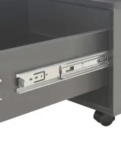 vidaXL Coffee Table High Gloss Grey 120x60x35 cm