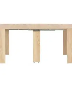 vidaXL Extendable Dining Table Sonoma Oak 175x90x75 cm