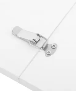 vidaXL Extendable Dining Table High Gloss White 175x90x75 cm