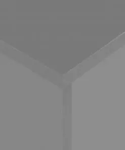 vidaXL Extendable Dining Table High Gloss Grey 175x90x75 cm