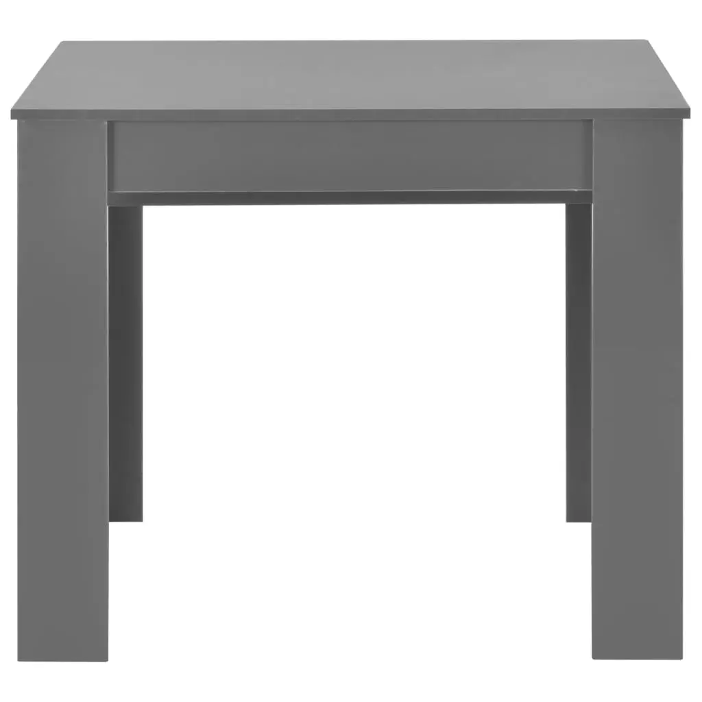 vidaXL Extendable Dining Table High Gloss Grey 175x90x75 cm