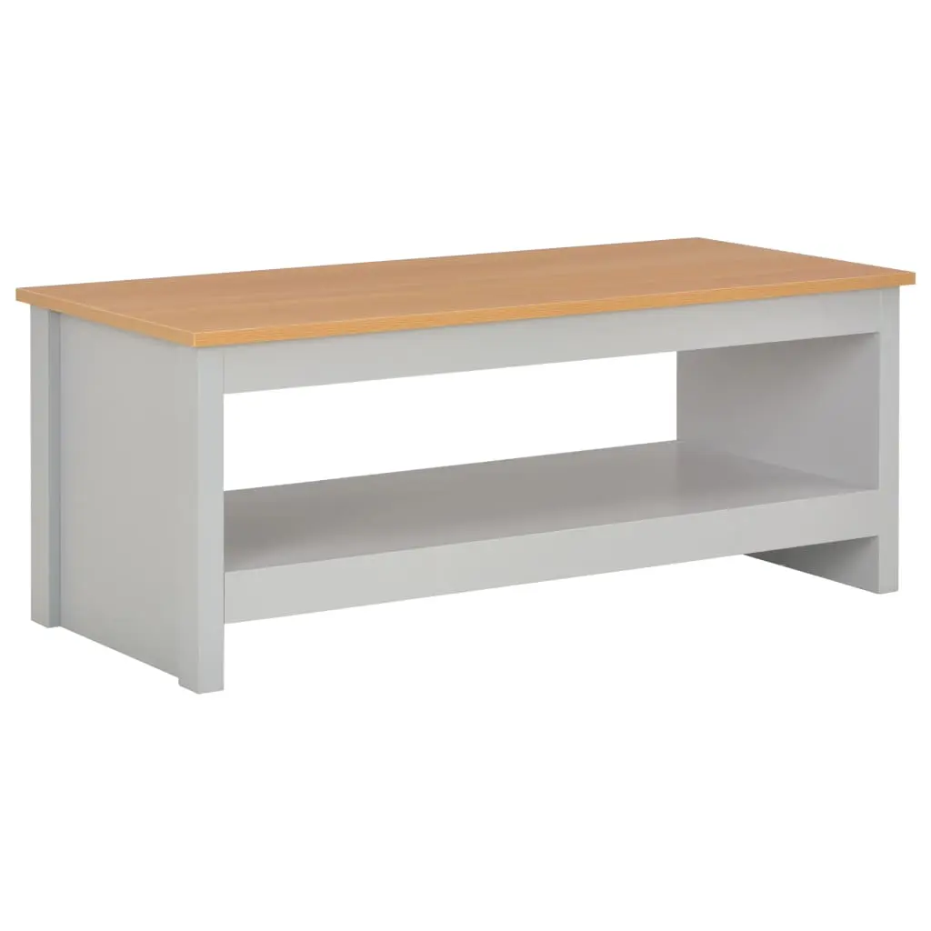 vidaXL Coffee Table Grey 105x47x42 cm