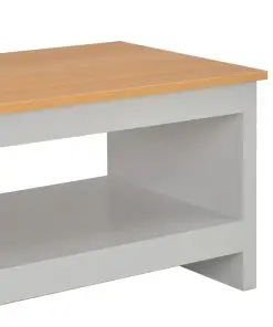 vidaXL Coffee Table Grey 105x47x42 cm