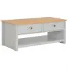 vidaXL Coffee Table Grey 100x50x42 cm vidaXL Coffee Table Grey 100x50x42 cm
