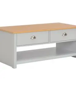 vidaXL Coffee Table Grey 100x50x42 cm