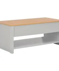 vidaXL Coffee Table Grey 100x50x42 cm