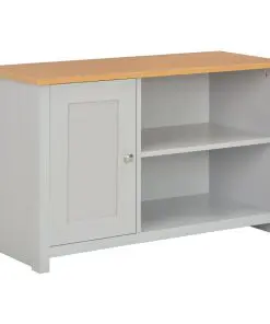 vidaXL TV Cabinet Grey 95x39x58 cm