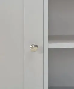 vidaXL TV Cabinet Grey 95x39x58 cm