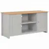 vidaXL TV Cabinet Grey 120x39x58 cm