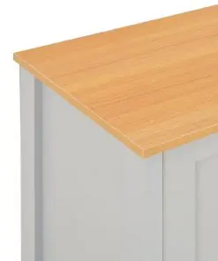 vidaXL TV Cabinet Grey 120x39x58 cm