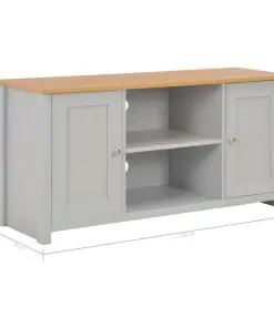 vidaXL TV Cabinet Grey 120x39x58 cm