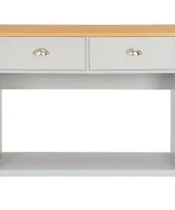 vidaXL Console Table Grey 97x35x76 cm