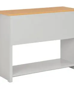 vidaXL Console Table Grey 97x35x76 cm