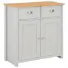 vidaXL Sideboard Grey 79x35x81 cm vidaXL Sideboard Grey 79x35x81 cm