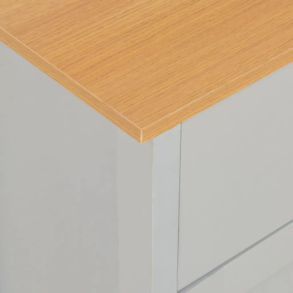 vidaXL Sideboard Grey 112x35x81 cm