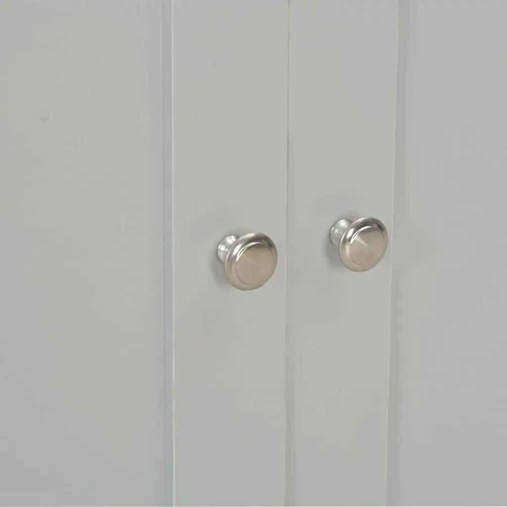 vidaXL Sideboard Grey 112x35x81 cm