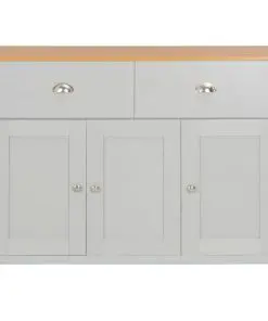 vidaXL Sideboard Grey 112x35x81 cm