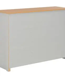 vidaXL Sideboard Grey 112x35x81 cm