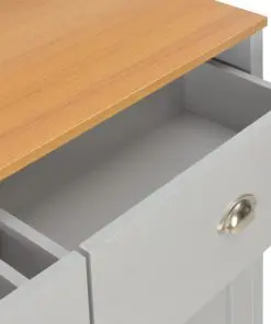 vidaXL Sideboard Grey 112x35x81 cm