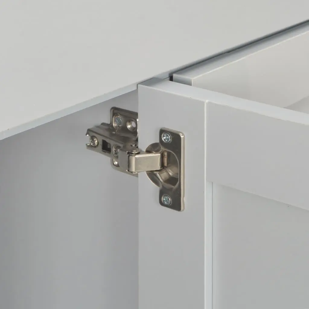 vidaXL Sideboard Grey 112x35x81 cm