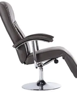 vidaXL TV Armchair Grey Faux Leather