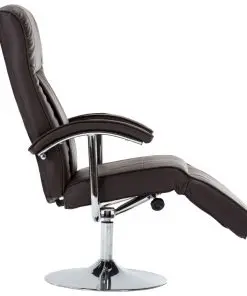 vidaXL TV Armchair Brown Faux Leather