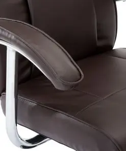 vidaXL TV Armchair Brown Faux Leather