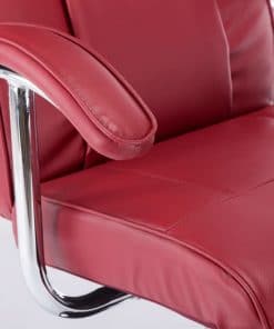 vidaXL TV Armchair Wine Red Faux Leather