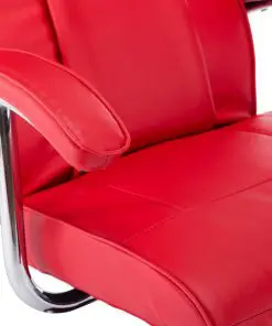 vidaXL TV Armchair Red Faux Leather