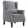 vidaXL Armchair Dark Grey Fabric