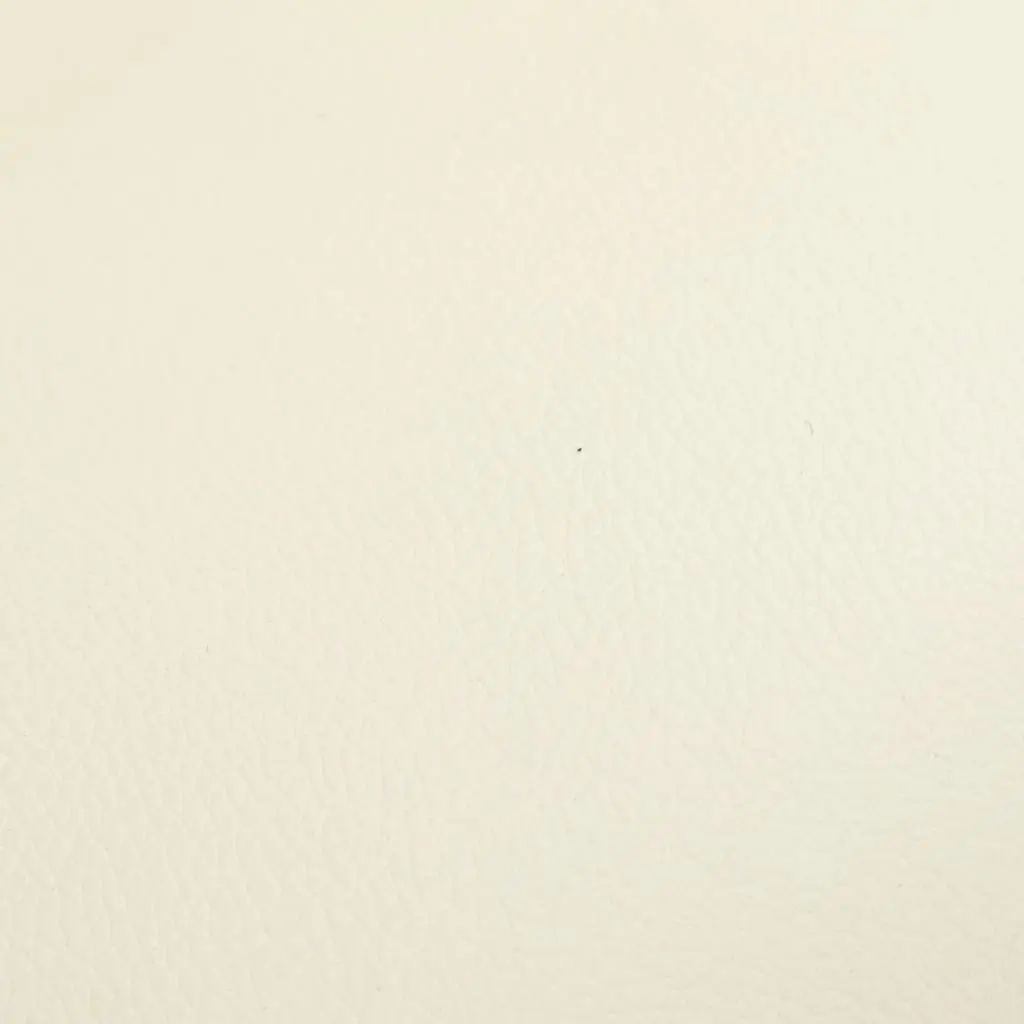 vidaXL Reclining Chair with Footstool Cream White Faux Leather