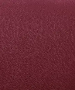 vidaXL Reclining Chair with Footstool Wine Red Faux Leather