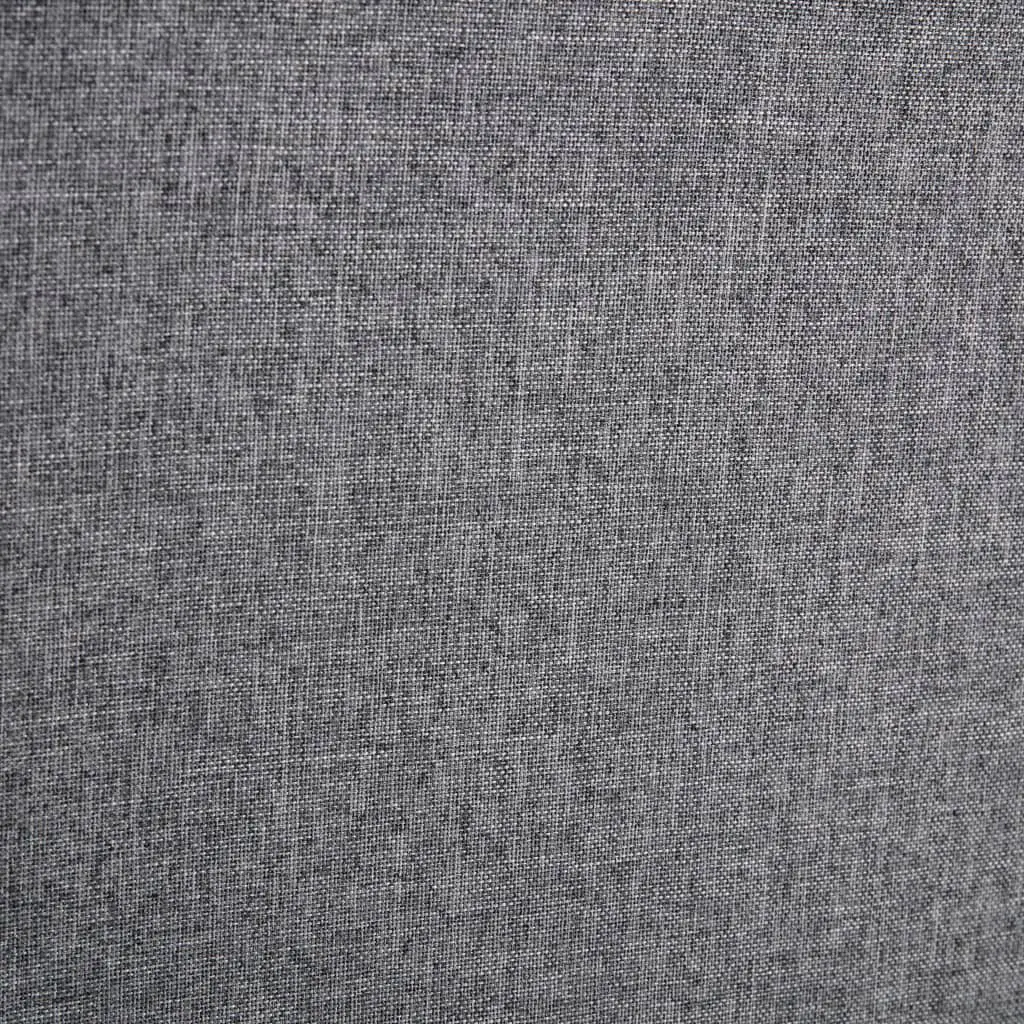 vidaXL TV Recliner Light Grey Fabric