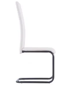 vidaXL Dining Chairs 2 pcs Cream Fabric