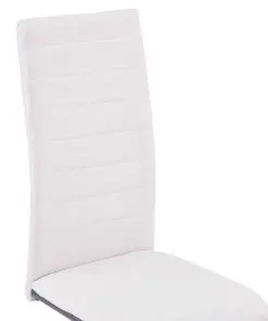 vidaXL Dining Chairs 4 pcs Cream Fabric