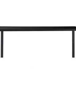 vidaXL Dining Table Black 180x90x75 cm Tempered Glass