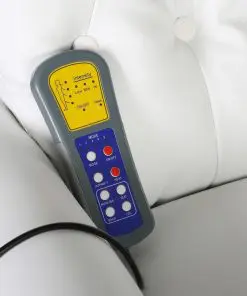 vidaXL Massage Recliner Chair White Faux Leather