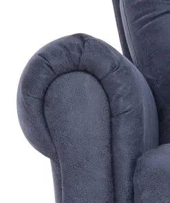 vidaXL Massage Recliner Chair Grey Faux Suede Leather