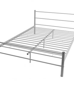 vidaXL Bed Frame with Memory Foam Mattress Double Size