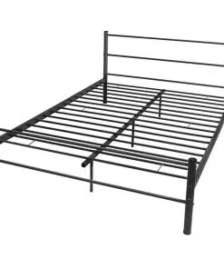 vidaXL Bed Frame with Memory Foam Mattress Double Size