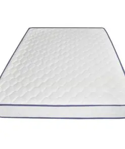 vidaXL Bed Frame with Memory Foam Mattress Double Size