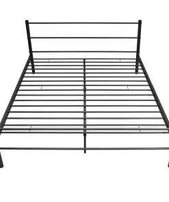 vidaXL Bed Frame with Memory Foam Mattress King Size