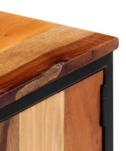 vidaXL TV Cabinet 120x30x40 cm Solid Reclaimed Wood and Steel