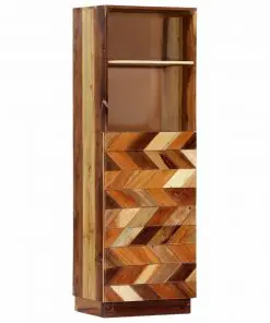 vidaXL Highboard 40x32x122 cm Solid Reclaimed Wood