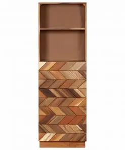 vidaXL Highboard 40x32x122 cm Solid Reclaimed Wood