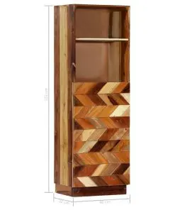 vidaXL Highboard 40x32x122 cm Solid Reclaimed Wood